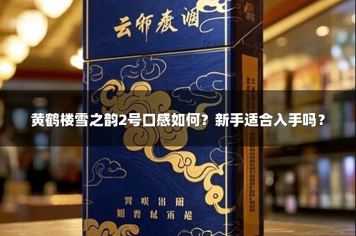 黄鹤楼雪之韵2号口感如何？新手适合入手吗？